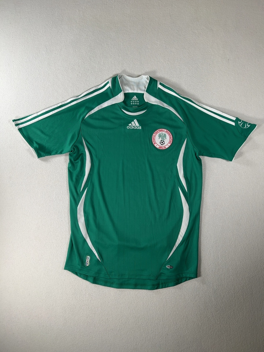Adidas Nigeria Home Kit Soccer Jersey 2006-2008 Team Green Size M